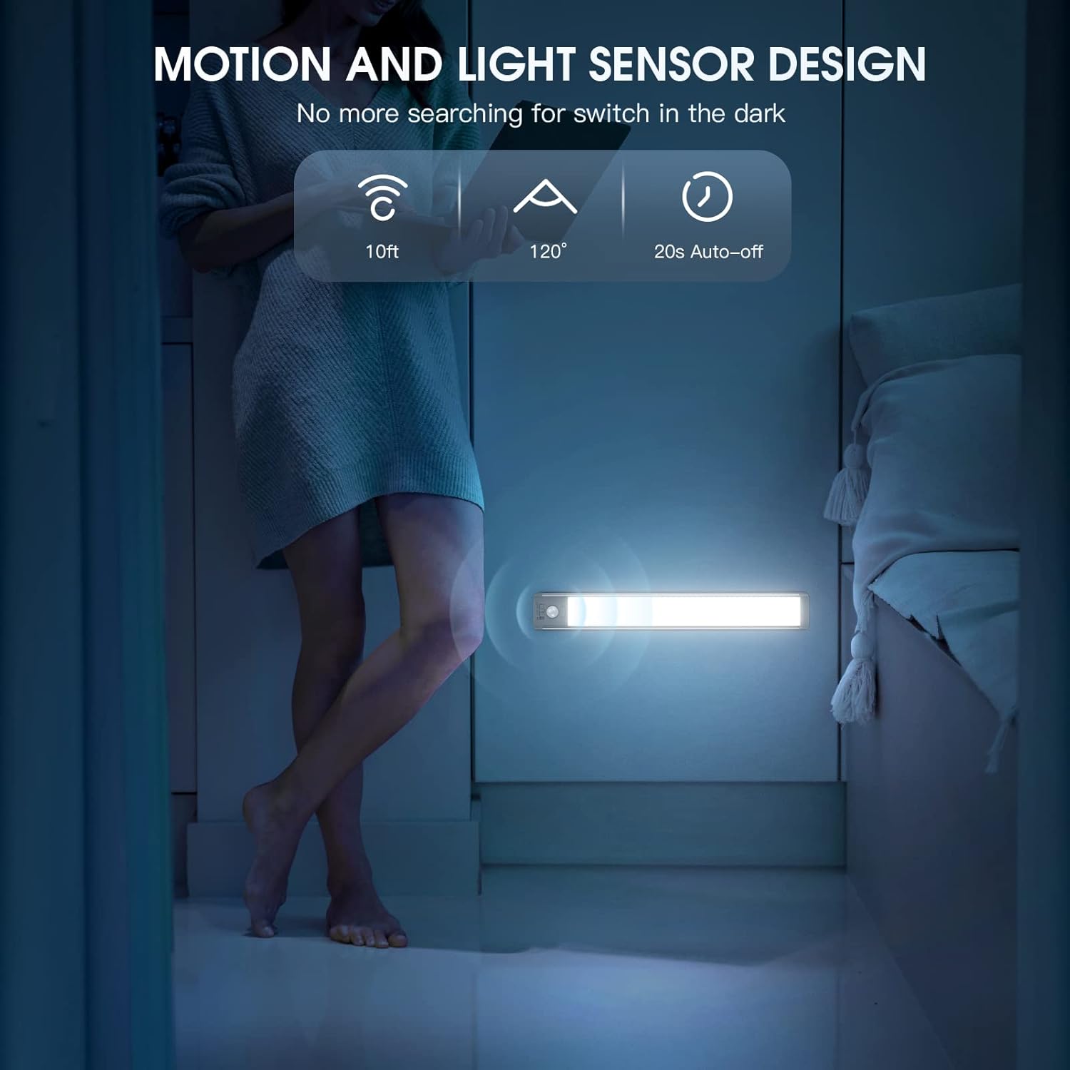 Motion Sensor Light - instantly light any space (no wiring needed)
